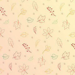 simple maple leaf pattern vectors