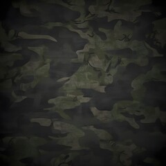 black camouflage military background Gerenative AI