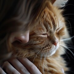 A mischievous shaggy cat perched on the windowsill, looking out at the world with a playful glint in its eyes By Generated AI