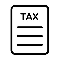 Tax Paid icon template