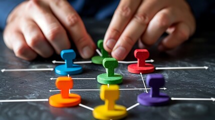 Optimizing Communication: Insights from a Detailed Organizational Structure Diagram