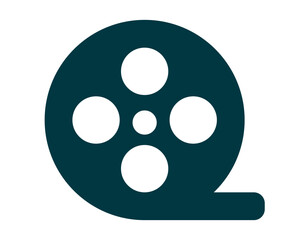 Retro film icon symbol. SVG File and can change color