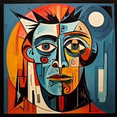 Surrealism-Human 초현실성 화풍-사람 Generative AI