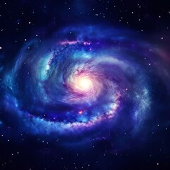 Naklejka premium abstract-beautiful-spiral-galaxy-with-stars-dust-and-nebular-on-a-night-sky-background-beautiful