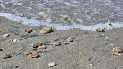mytikas beach in preveza greece summer holidays