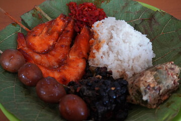 The delicious food of Indonesian traditional food in Cirebon City, West Java, Indonesia. It was taken on July 28, 2024 by a professional. It's a nice food with Indonesian culture