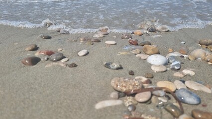 mytikas beach in preveza greece summer holidays