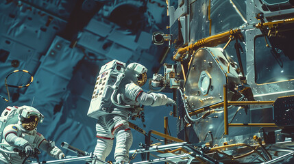 Spacecraft Repair and Maintenance in Orbit