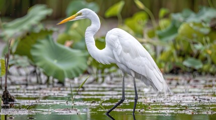 Large White Heron