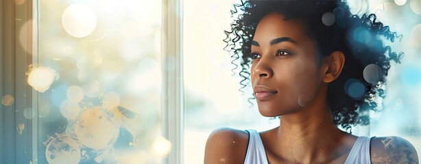 Mental health support template with calming colors and clear content areas