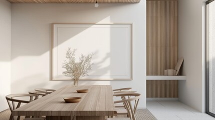 Minimalist Dining Room Interior Design