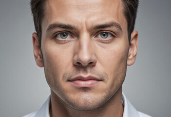 Fototapeta premium Inner Strength: Standing tall in the face of adversity. 