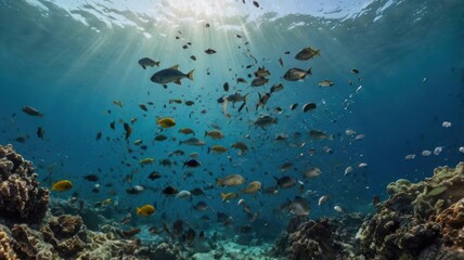 Obraz premium River garbage 