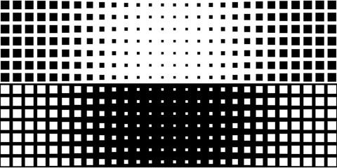 Square Vector Abstract Geometric Background. Halftone Square Pattern