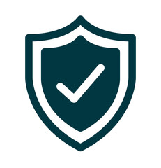 Shield icon symbol. SVG File and can change color