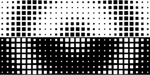 Square Vector Abstract Geometric Background. Halftone Square Pattern