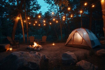 Camping with nature walks