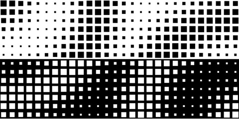 Square Vector Abstract Geometric Background. Halftone Square Pattern