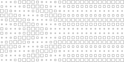 Square Vector Abstract Geometric Background. Halftone Square Pattern