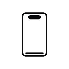 Black solid icon for mobile