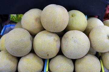 Vegetables and fruits are sold at a bazaar in Israel.