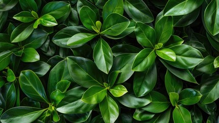 Obraz premium Macro shot of lush foliage