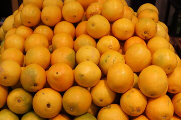 Vegetables and fruits are sold at a bazaar in Israel.