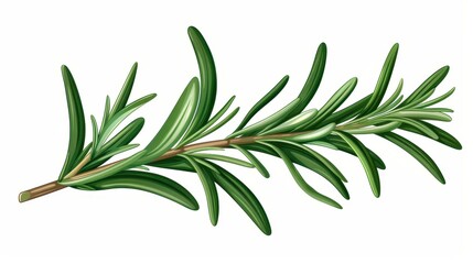 Fototapeta premium Refresh your recipes with the aromatic essence of rosemary. A staple in Mediterranean cuisine for its unique flavor.