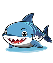 shark cartoon illustration