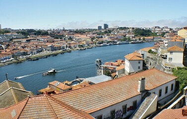 Porto and Vilanova view with Douro