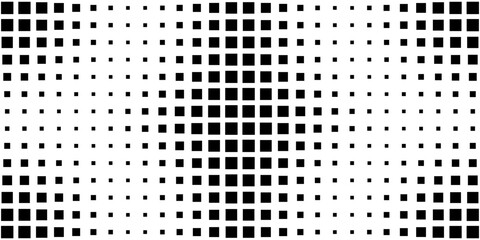 Square Vector Abstract Geometric Background. Halftone Square Pattern