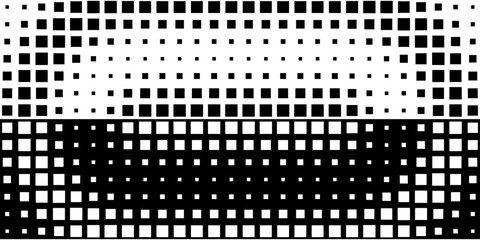 Square Vector Abstract Geometric Background. Halftone Square Pattern