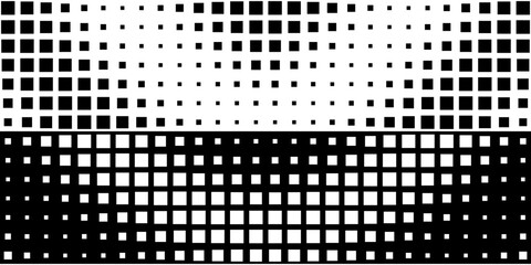 Square Vector Abstract Geometric Background. Halftone Square Pattern