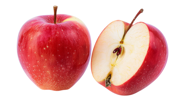 apple isolated on transparent png 