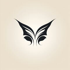 Fototapeta premium illustration of an leaf butterfly