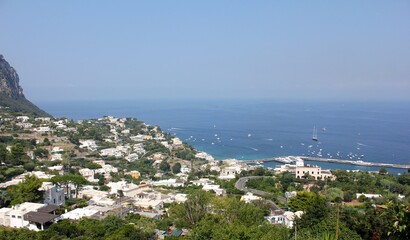 Fototapeta premium view of the coast of island