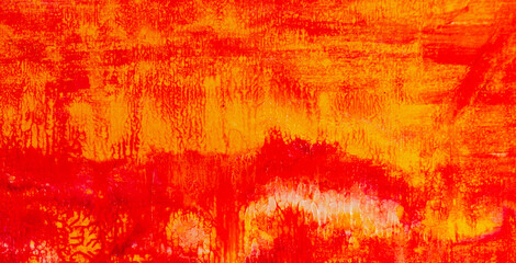 Explore an Eclectic and Expressive Painted Dreamscape: A Vivid Tapestry of Colors and Abstract Forms
