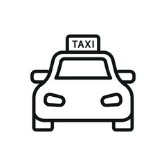 Taxi icon vector design templates simple and modern concept