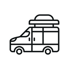 Van icon vector design templates simple and modern