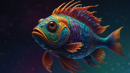The Psychedelic Fish of the Deep