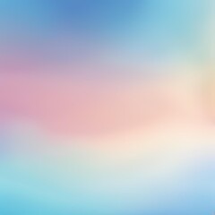 Obraz premium Soft Blurred Pure Color Gradient Background in Blue - 1