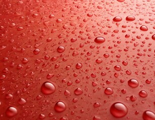 붉은색 바탕에 물방울 배경