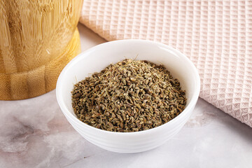 Anise sseds aroma in the bowl