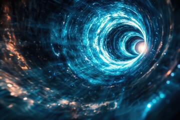 Obraz premium Abstract background, light speed effect, swirling light streaks radiating vortex, digital wallpapers