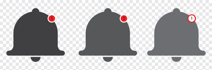 notification bell icon vector. Linear style sign for mobile concept and web design. notification bell symbol illustration. Pixel vector graphics - Vector. EPS 10.