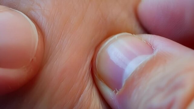 A sudden flinch and tightening of muscles as a frigid palm makes contact with the cheek.