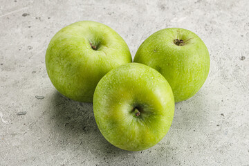 Sweet and juicy green apple