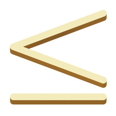  inequality 3d, 3d icon, 3d illustration, style, render, rendering, Suitable for website, mobile app, print, presentation, infographic and any other project.