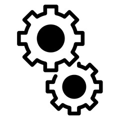 Setting gear icon. Gear wheel icon set. Cogwheel group. Cogwheel. Gears design collection on white background. Gear wheel icons.