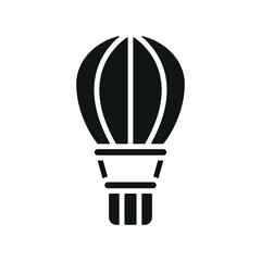 Hot air balloon icon vector design templates simple and modern concept